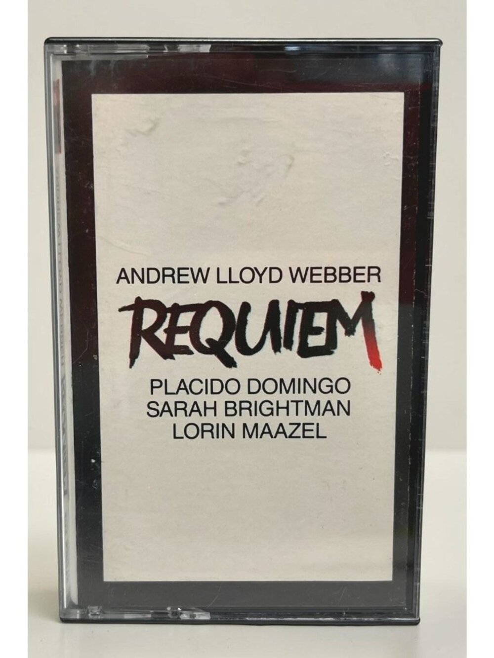 Andrew Lloyd Webber Requiem Cassette Tape 1985 Angel EMI Placido Domingo